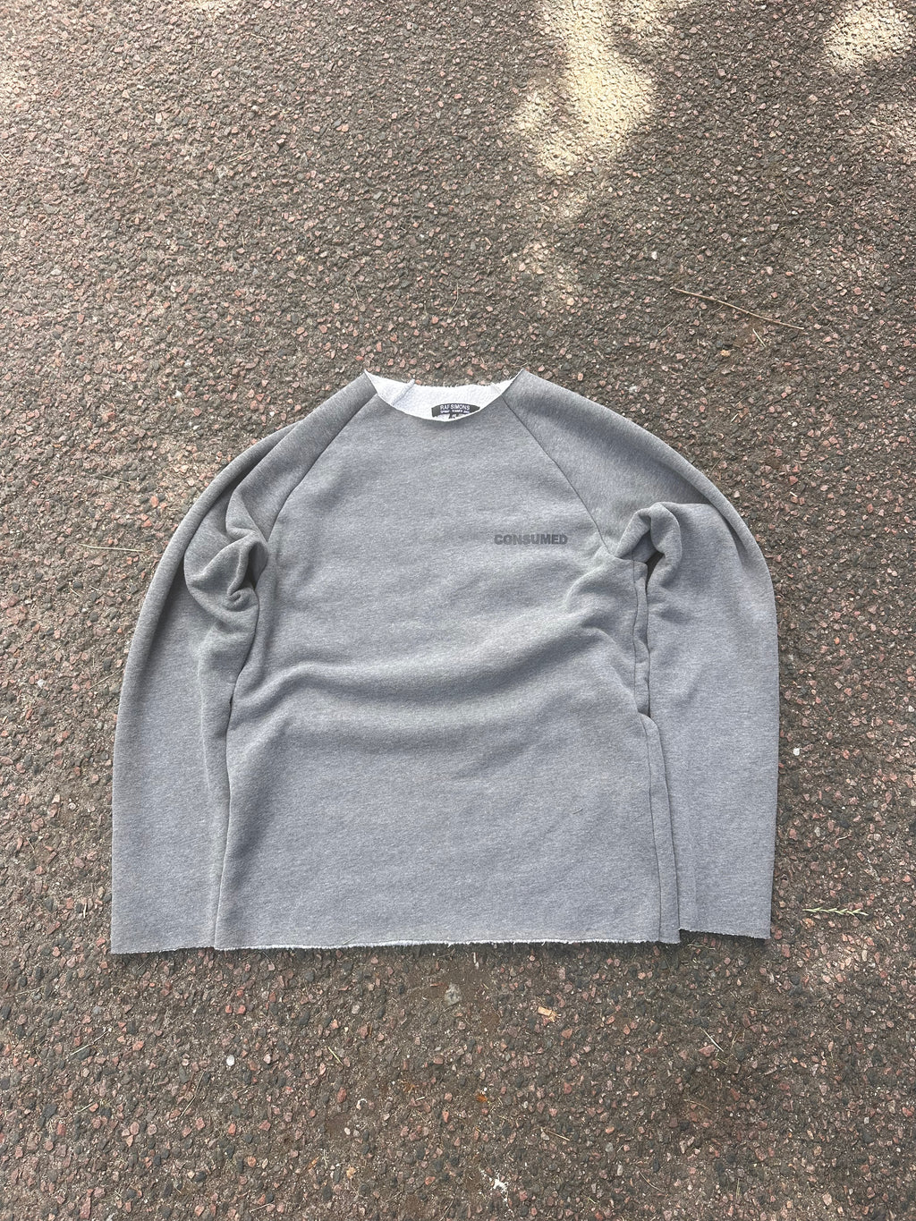 Raf Simons SS2003 consumed sweater