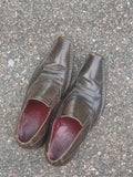 Pointy Italian shoes brown vintage
