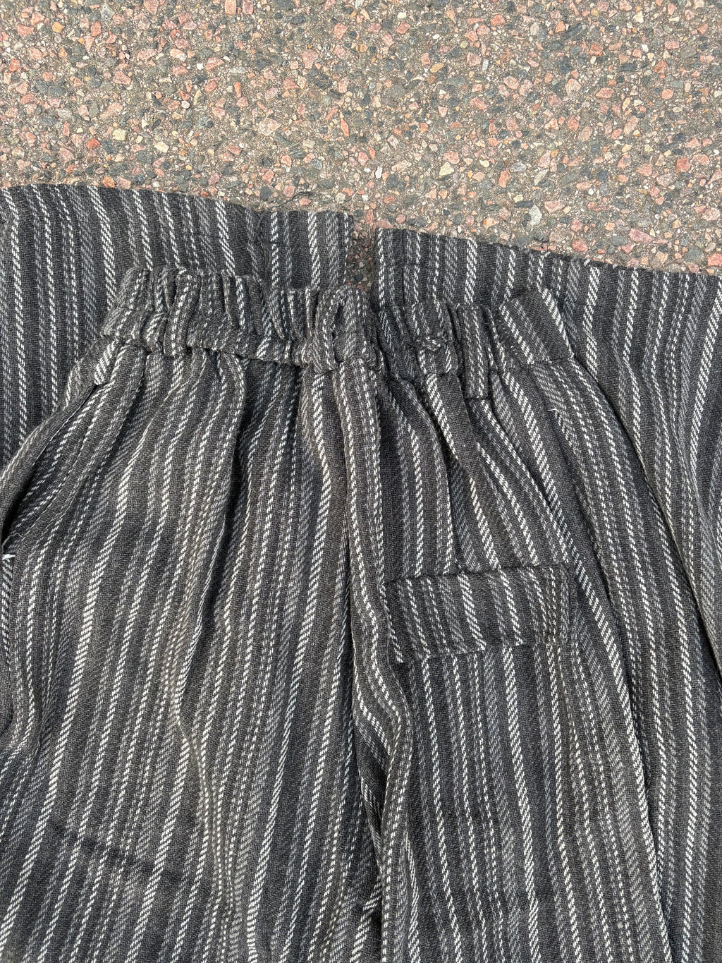 1990s Italian meditation pants striped