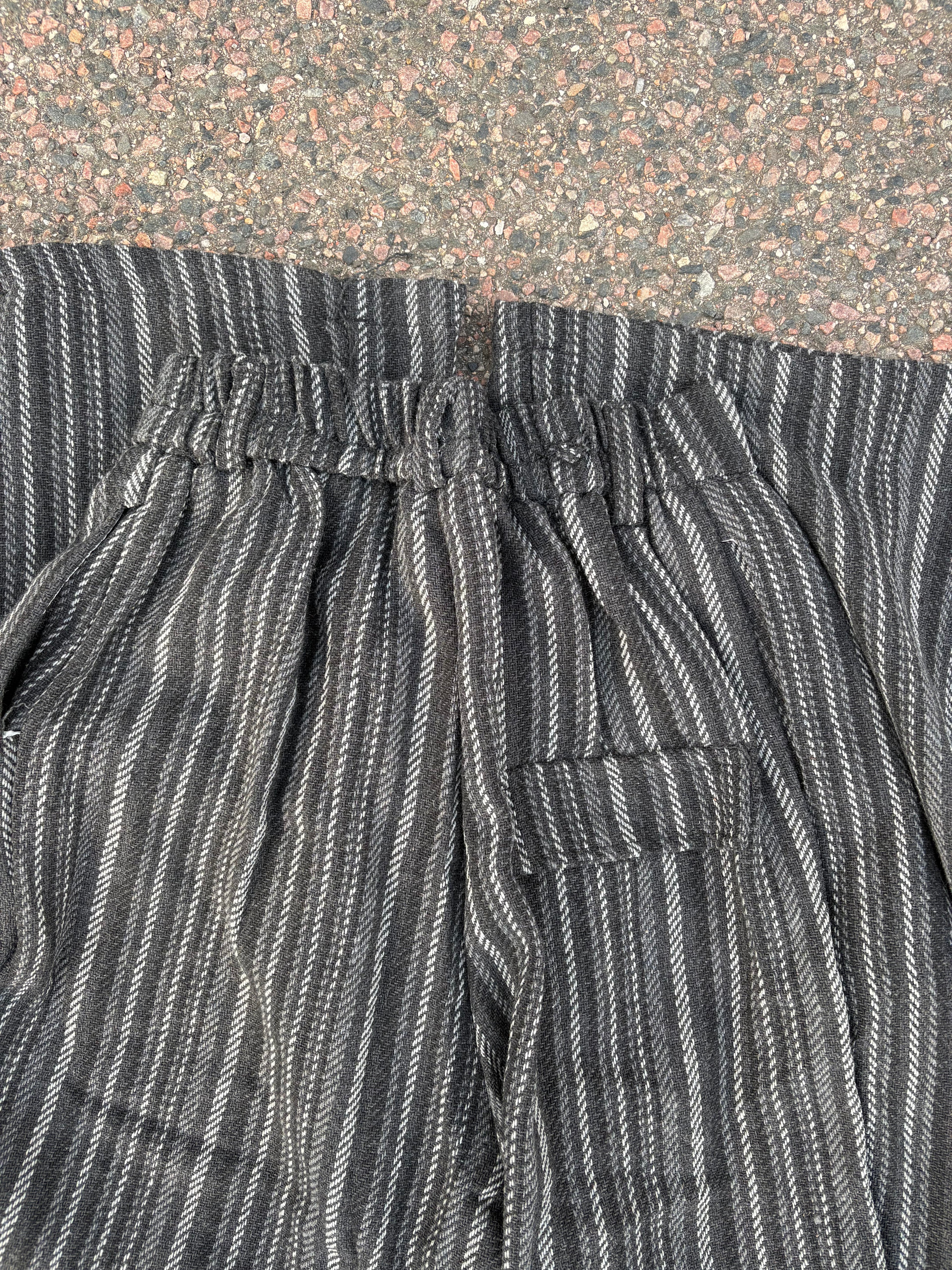 1990s Italian meditation pants striped
