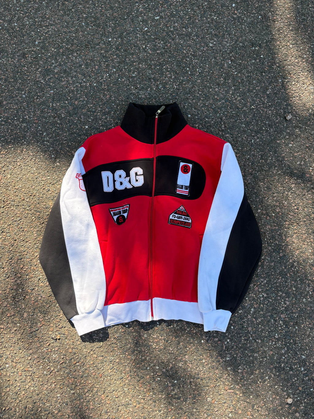 Vintage Dolce & Gabbana racer zip up