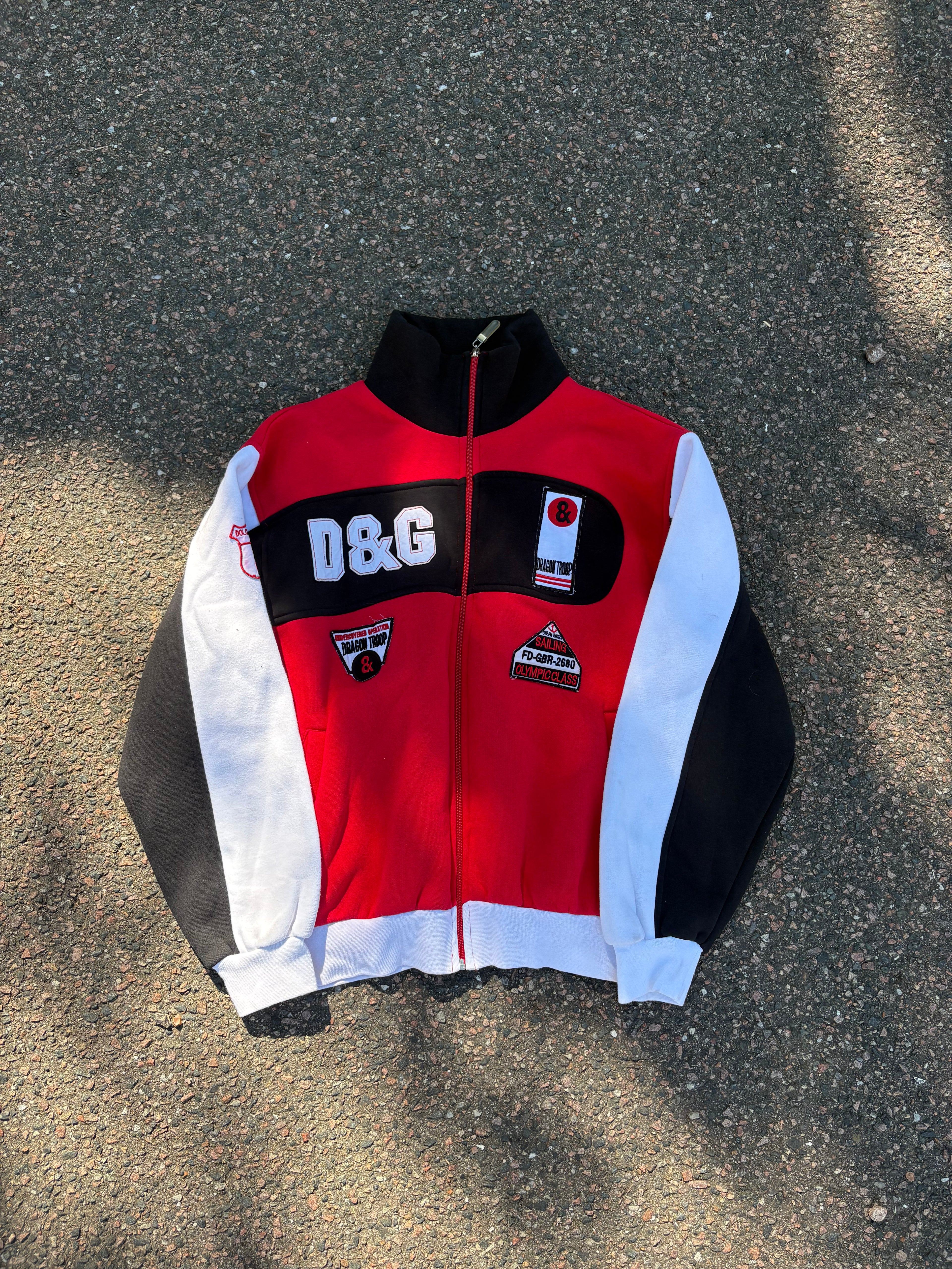 Vintage Dolce & Gabbana racer zip up