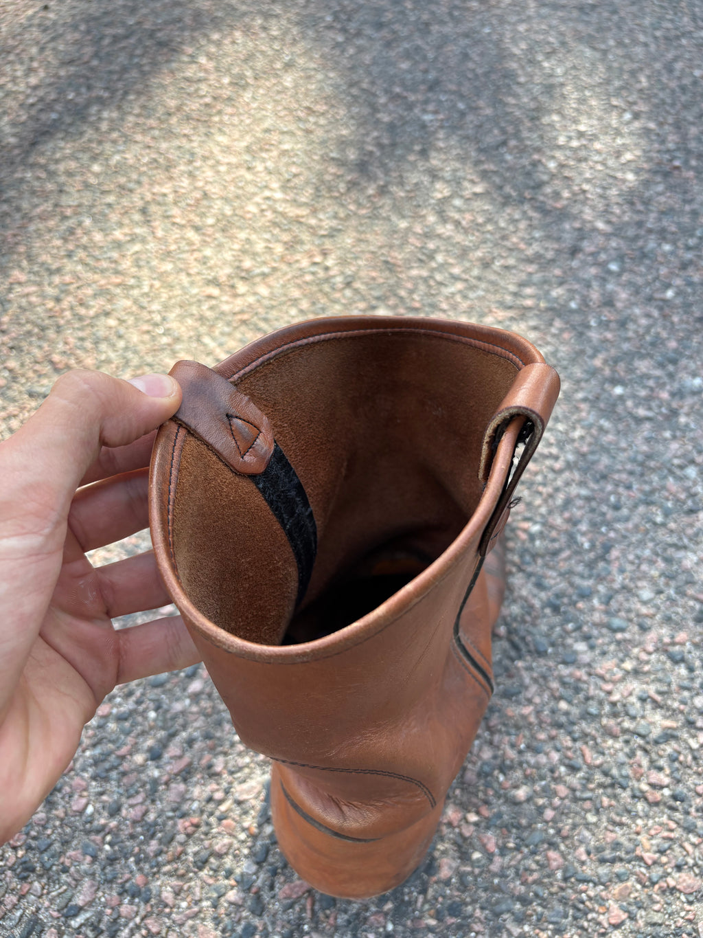 Vintage 1980s chippewa brown cowboy boots