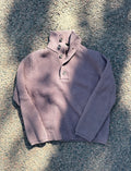 Our legacy button up sweatshirt high collar coffee brown