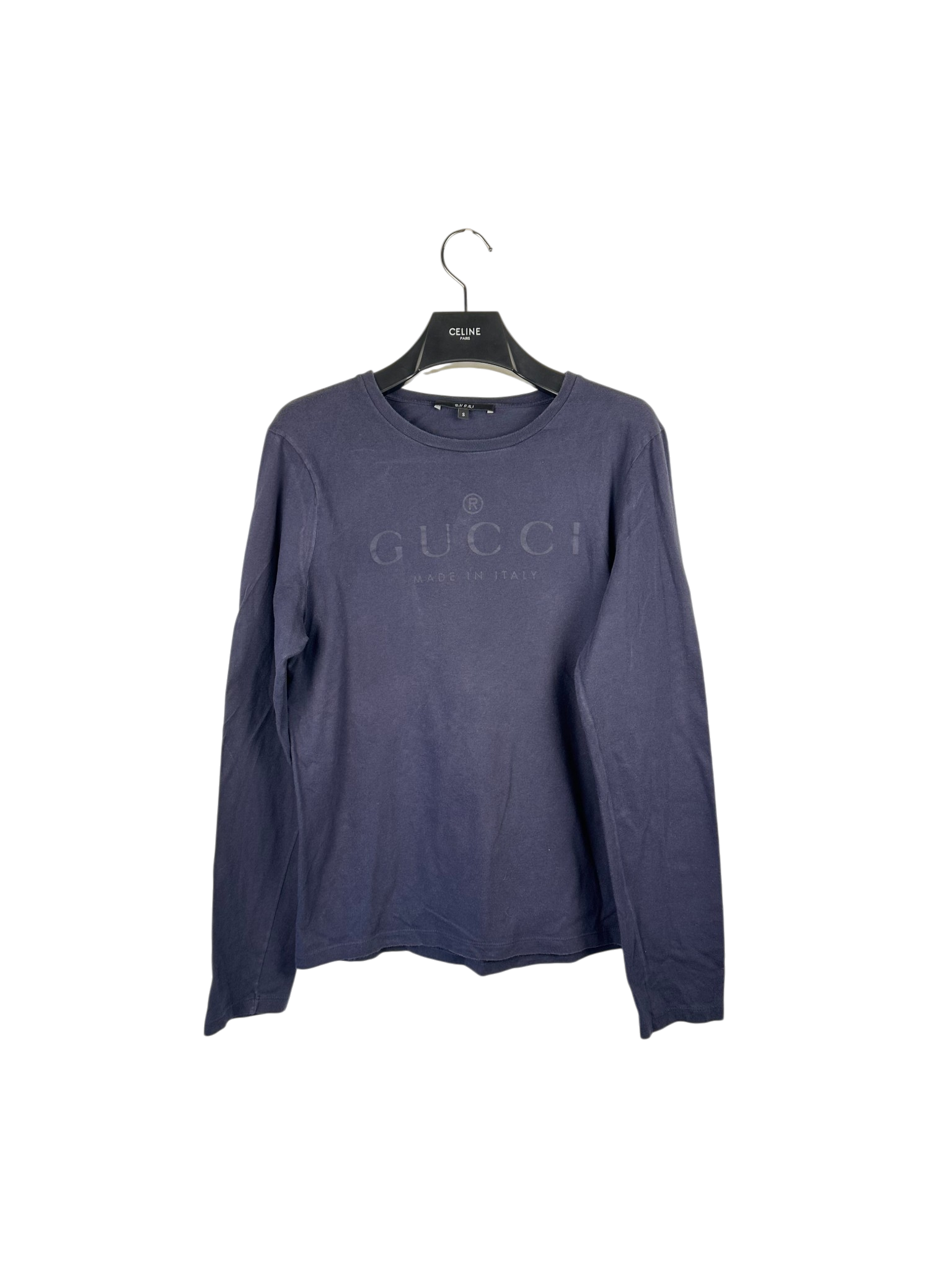 vintage tom ford era gucci long sleeve navy