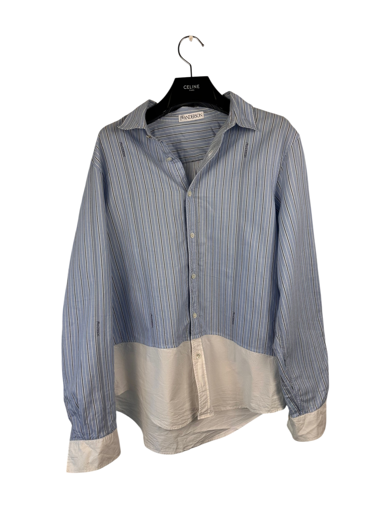 JW anderson button up blue/white