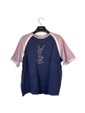vintage Yves saint Laurent tee pink/navy