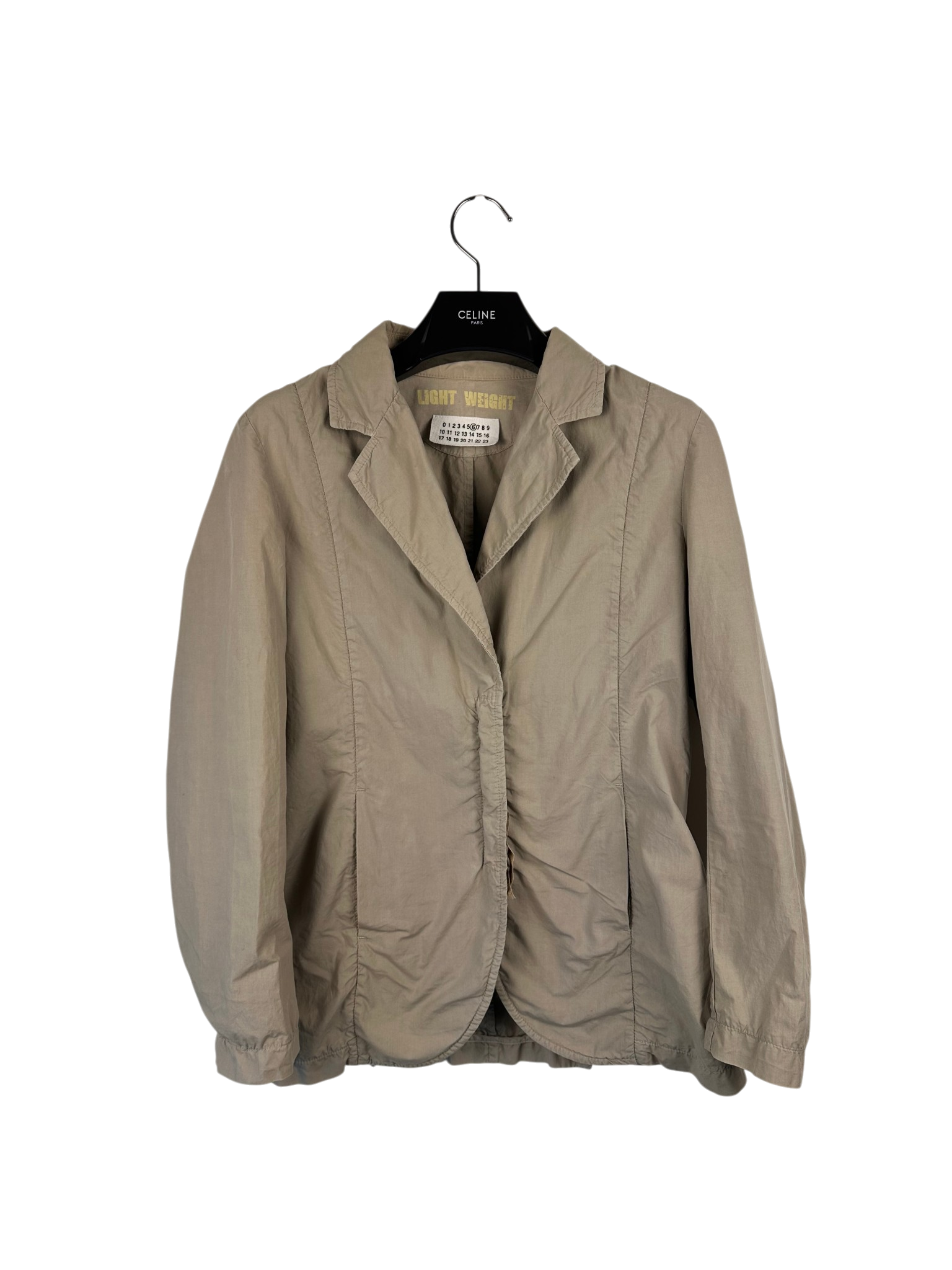 maison margiela beige blazer