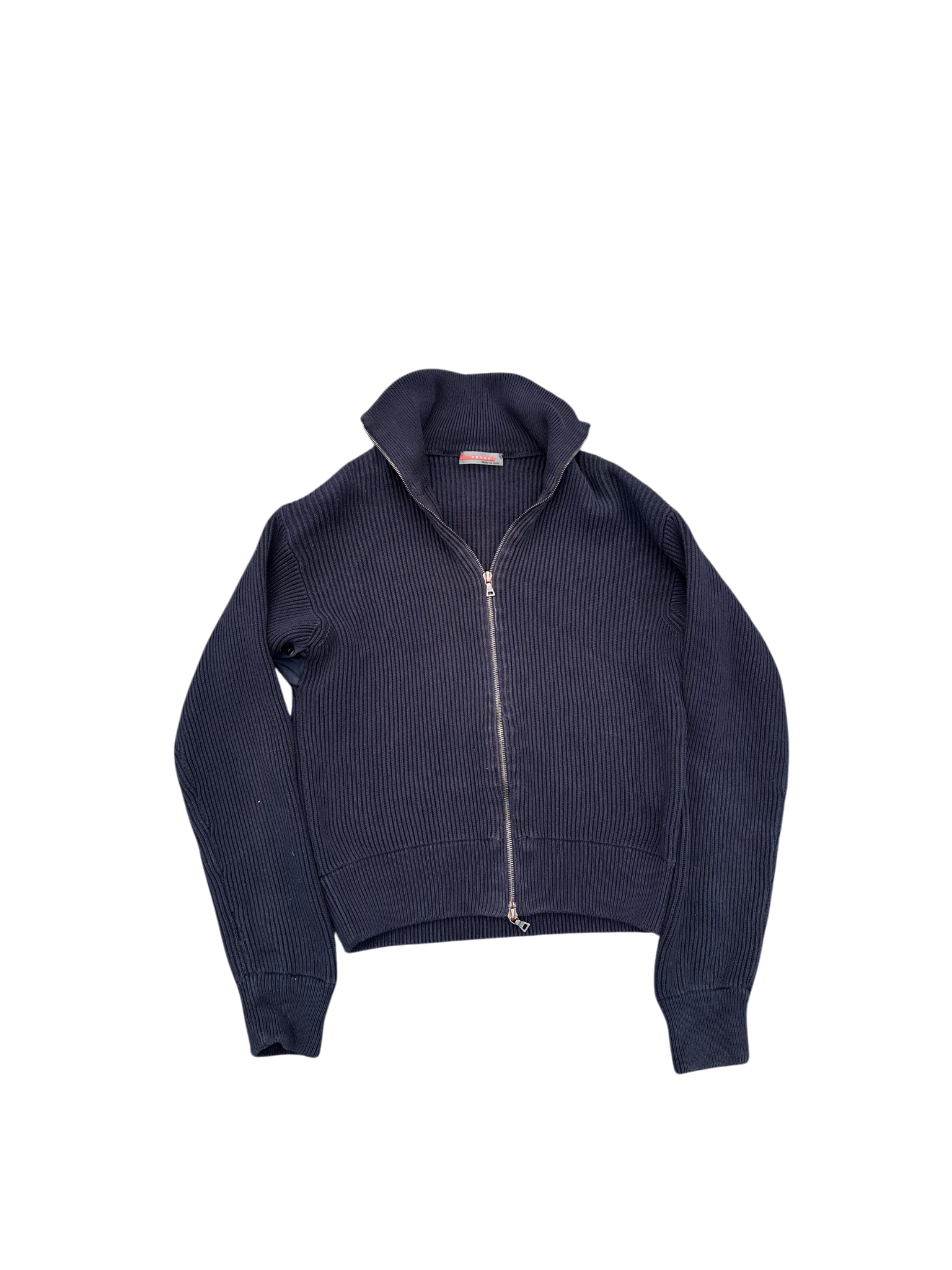 Prada navy linea rossa zip up vintage
