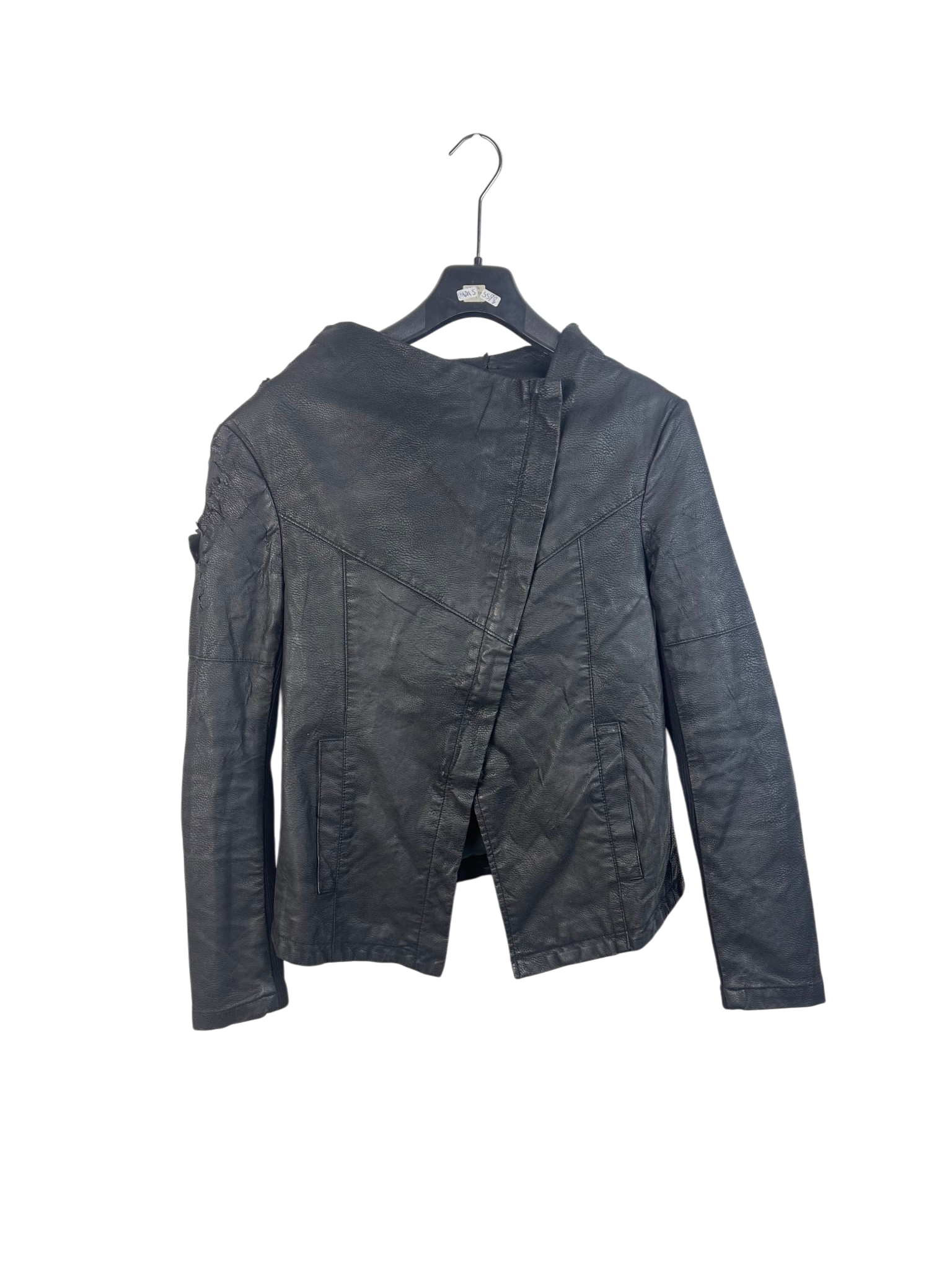 maison martin margiela MM6 leather biker asymetrical jacket