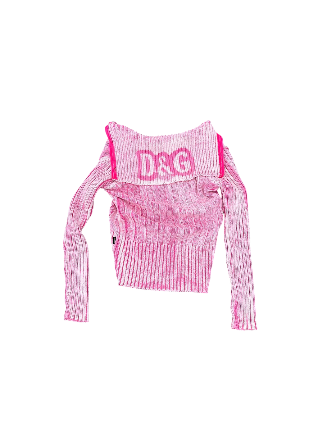 dolce & gabbana pink zip up 1990s vintage