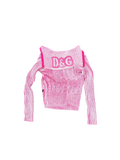 dolce & gabbana pink zip up 1990s vintage