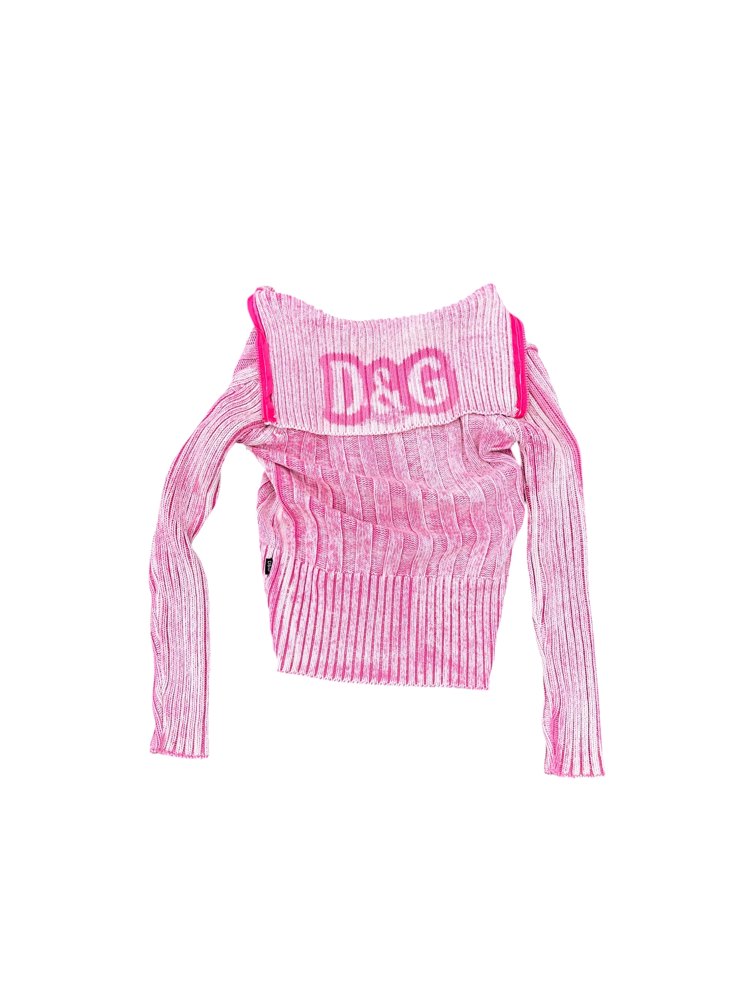 dolce & gabbana pink zip up 1990s vintage