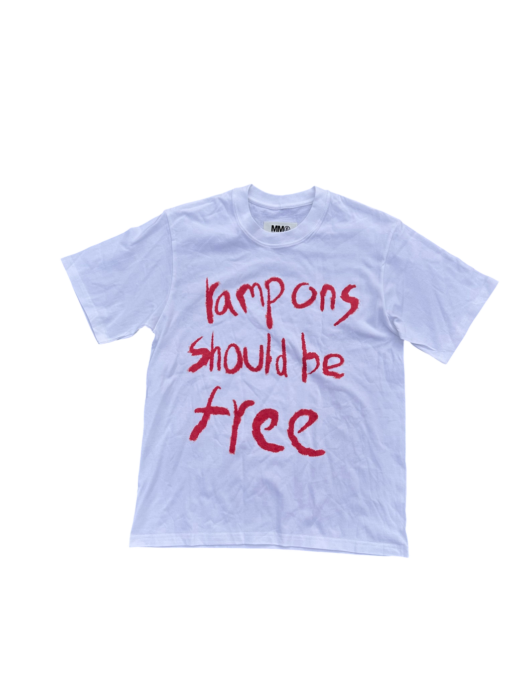maison margiela tampons campaigns tee white