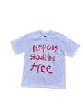 maison margiela tampons campaigns tee white