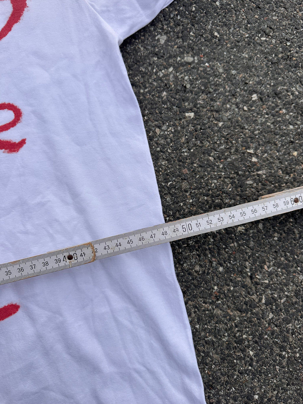 maison margiela tampons campaigns tee white