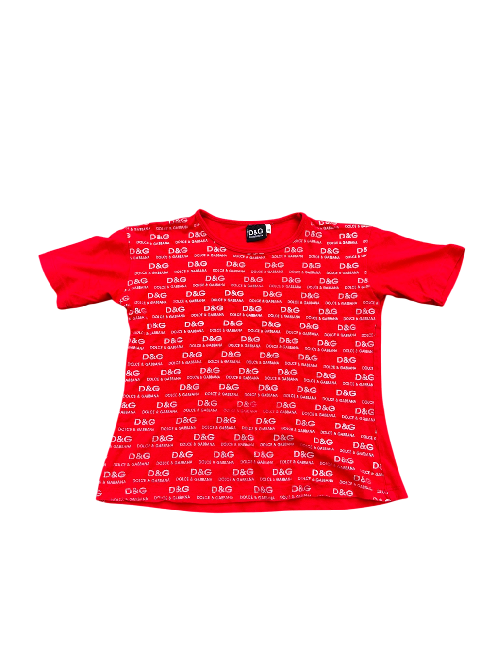 dolce & gabbana baby tee red