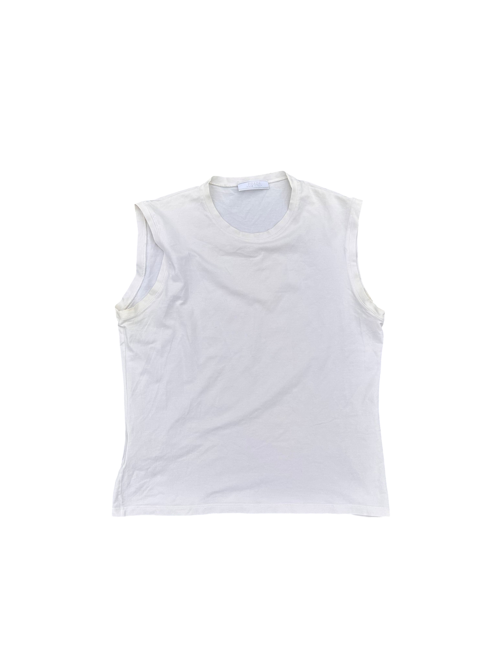 prada white tank top