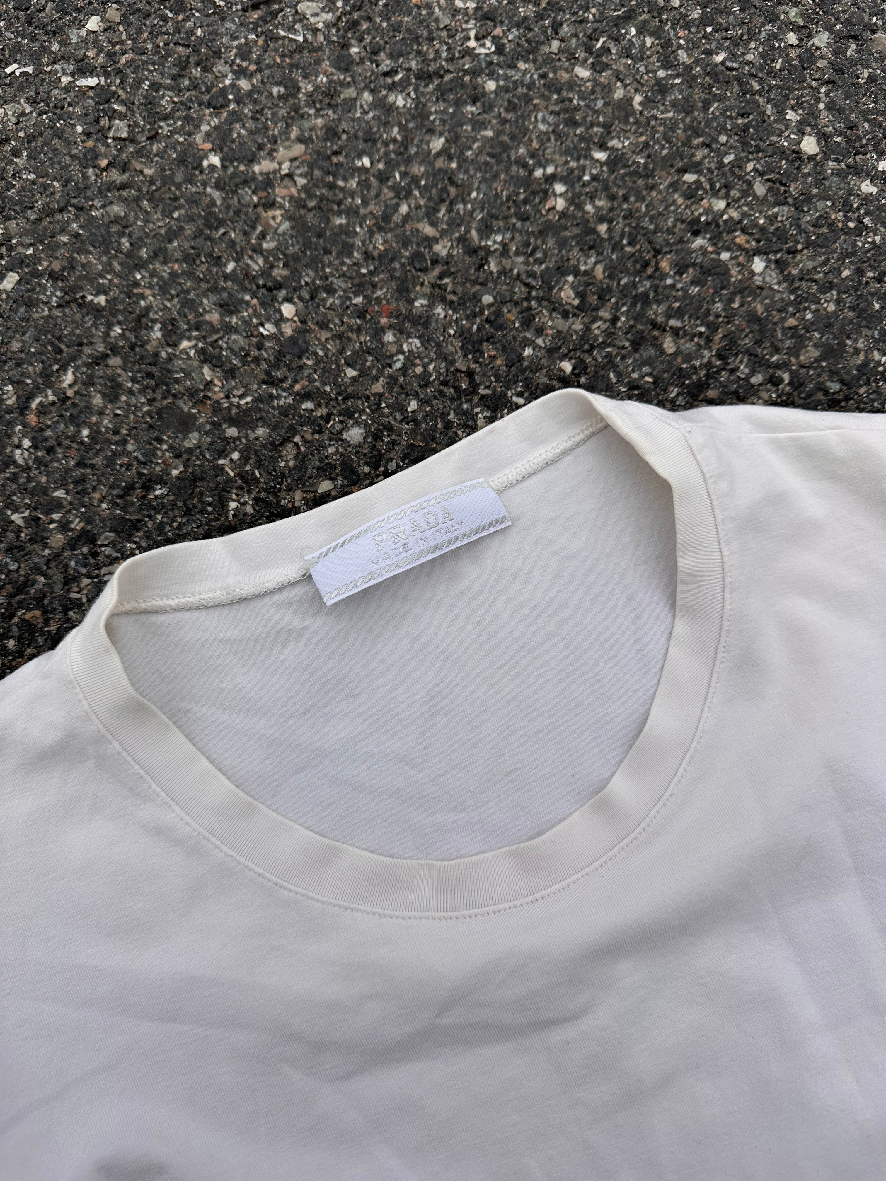 prada white tank top
