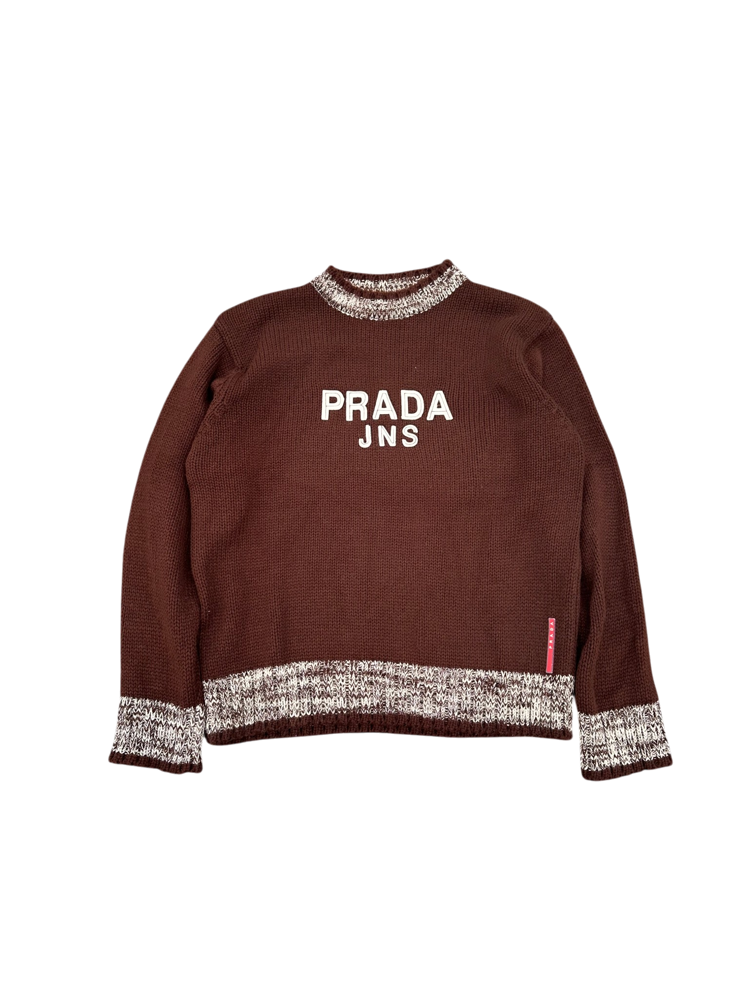 Prada Jeans 1990s brown sweater