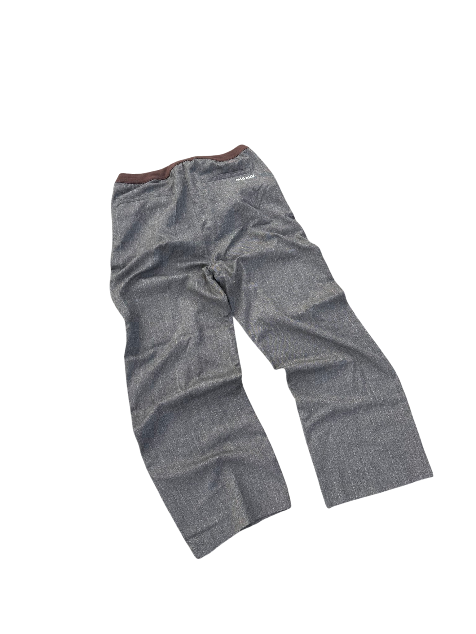 Miu Miu grey suit pants