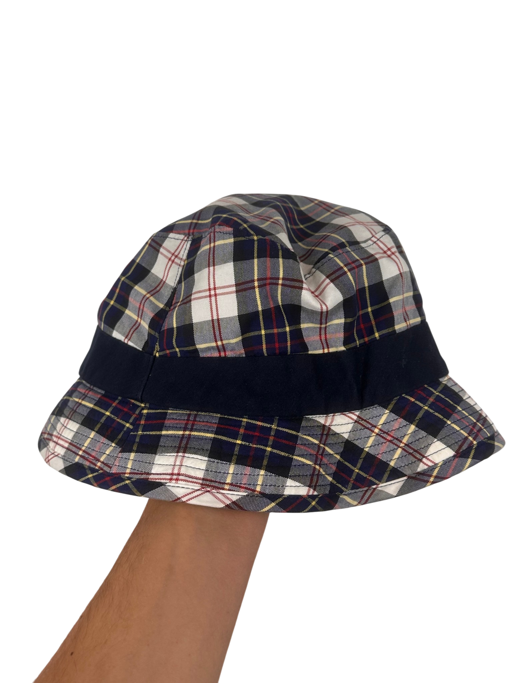 Junya watanabe checkered bucket hat blue