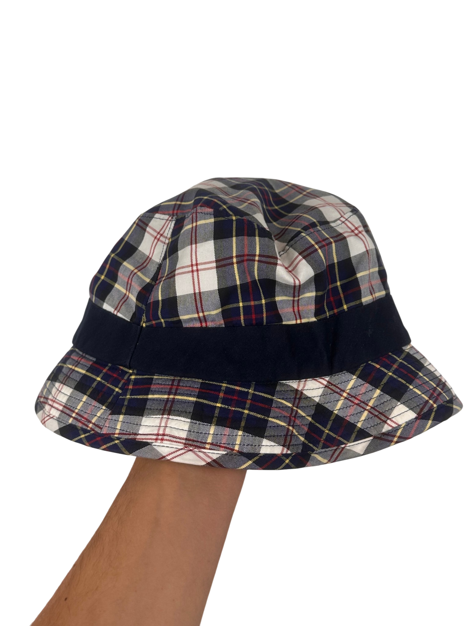 Junya watanabe checkered bucket hat blue