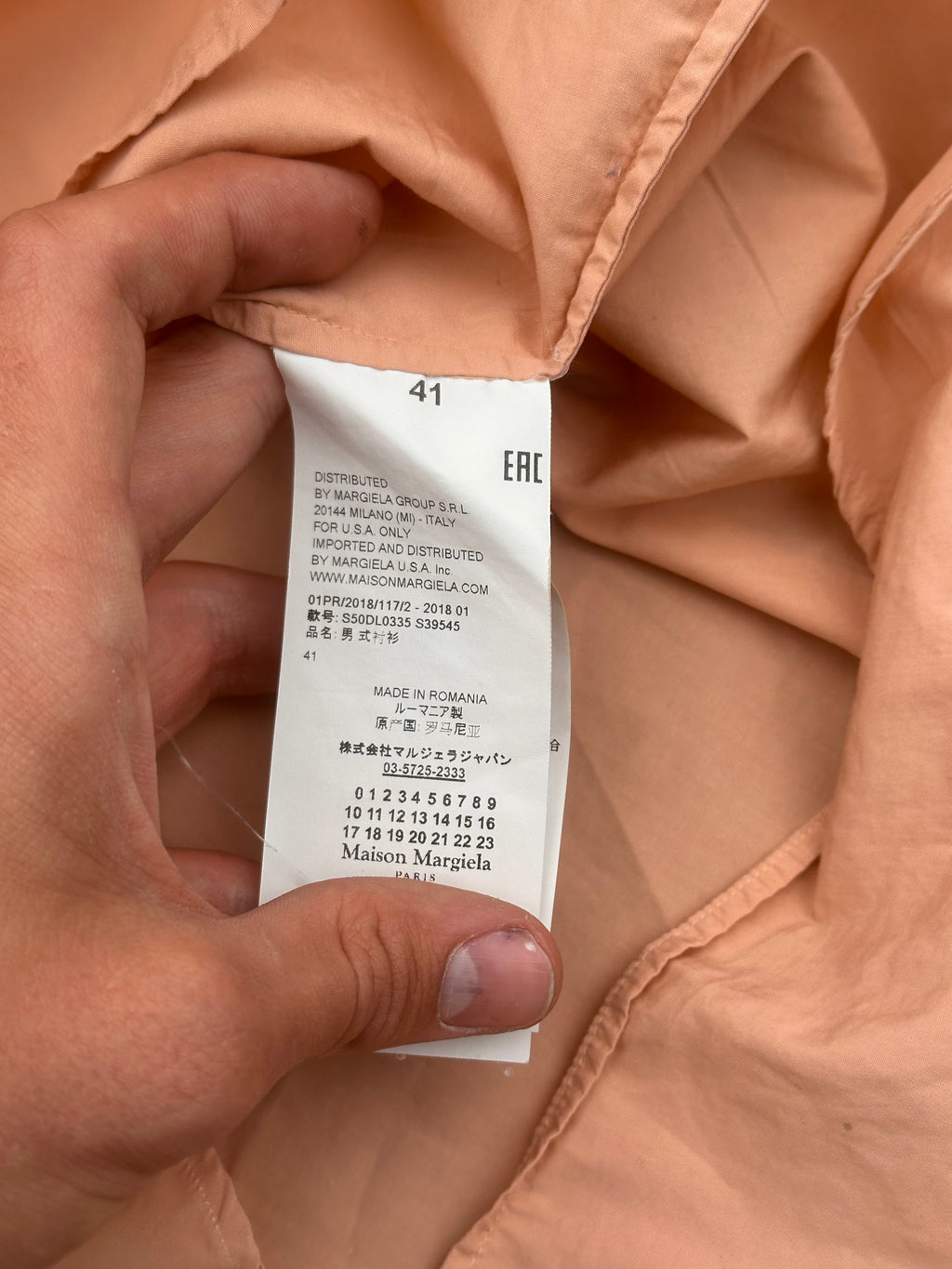 maison margiela Koral button up skjorte