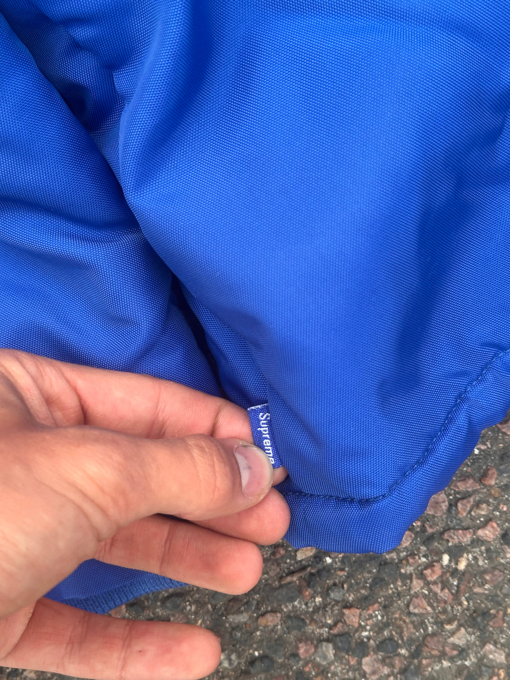Supreme jacket blue