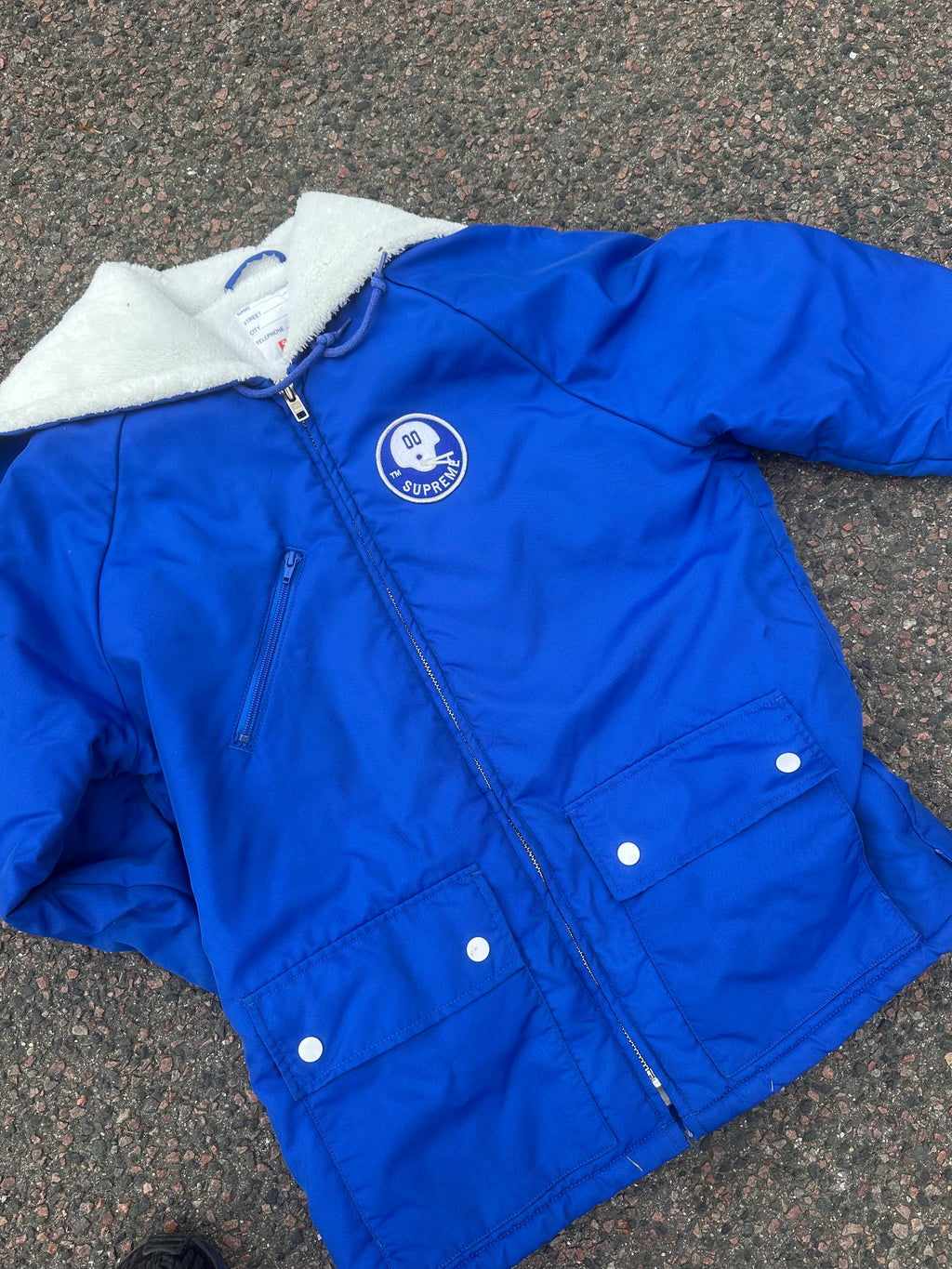 Supreme jacket blue