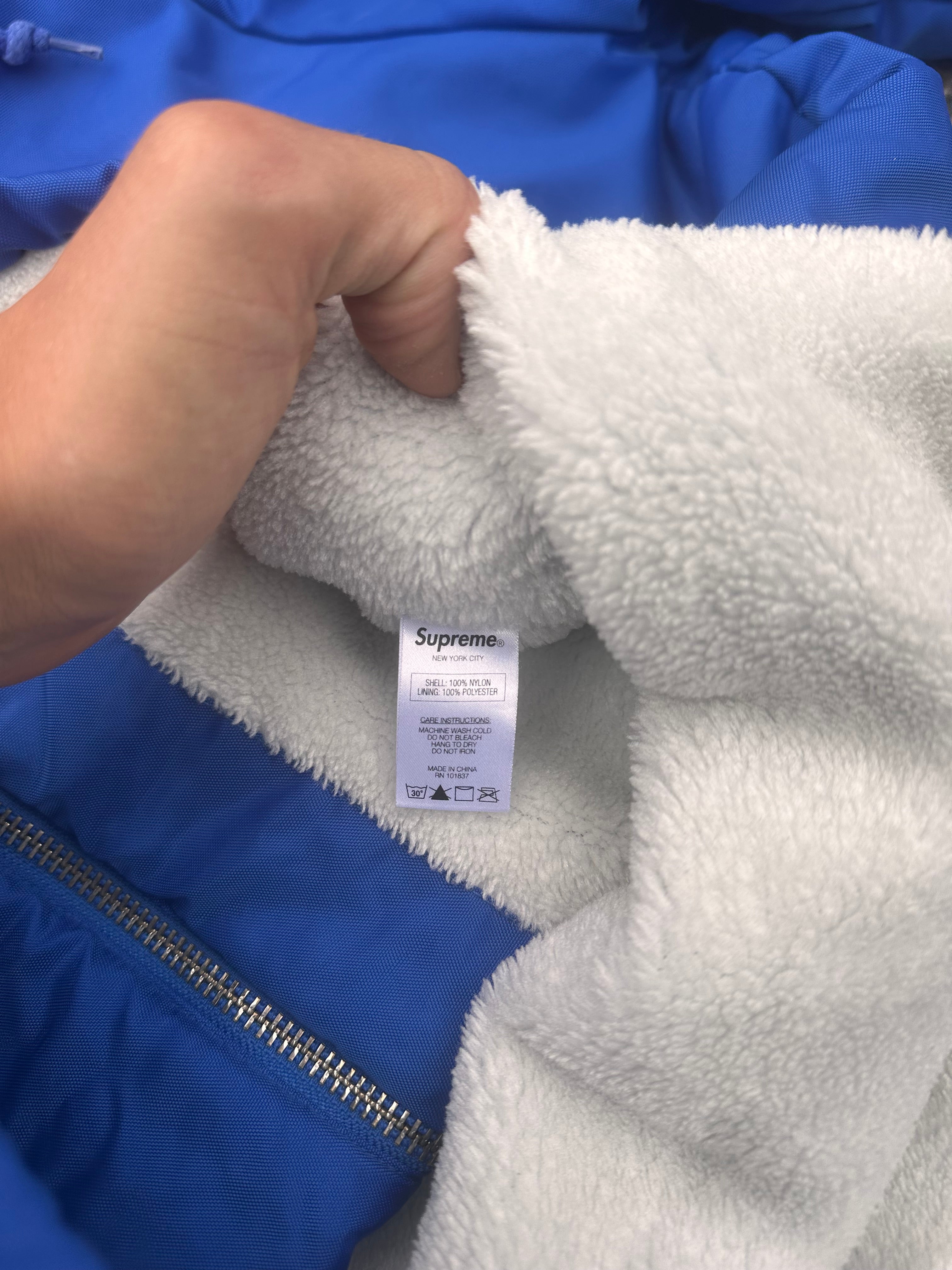 Supreme jacket blue