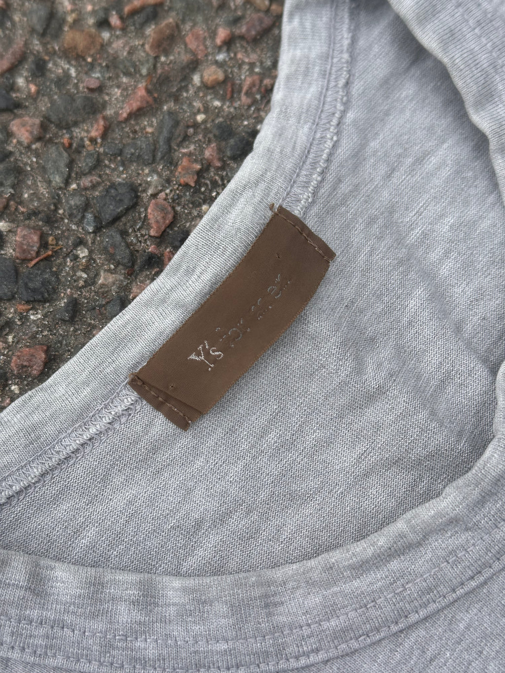 Yohji Yamamoto ys for men gray long sleeve