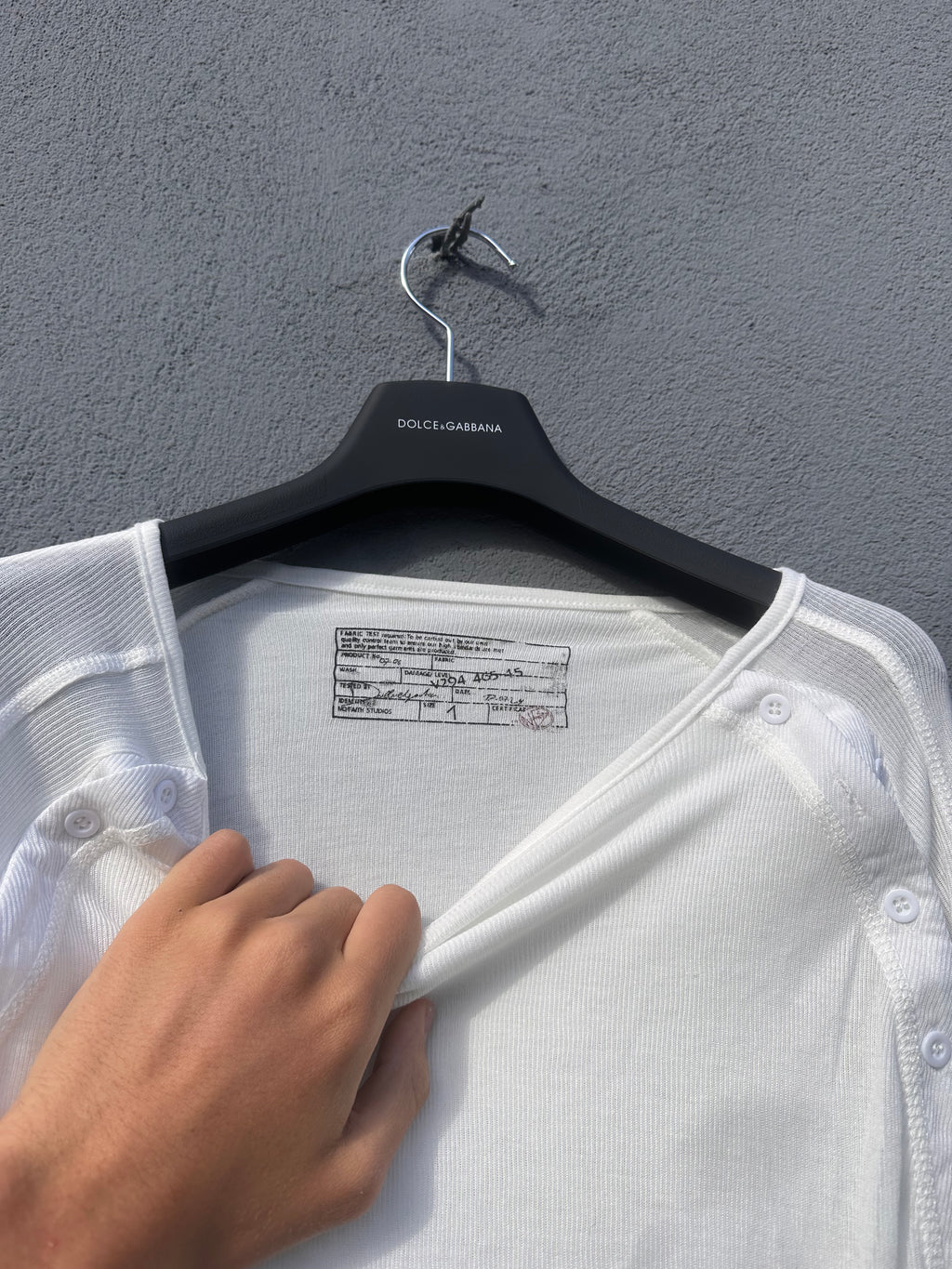 No Faith studios white button up