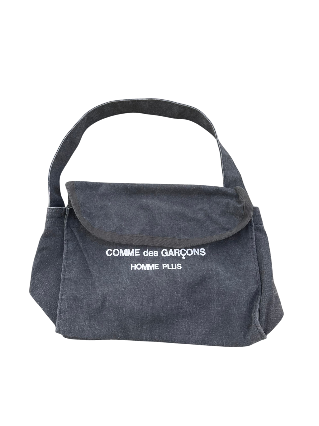 vintage Comme Des Garcons Homme Raw denim bag grey