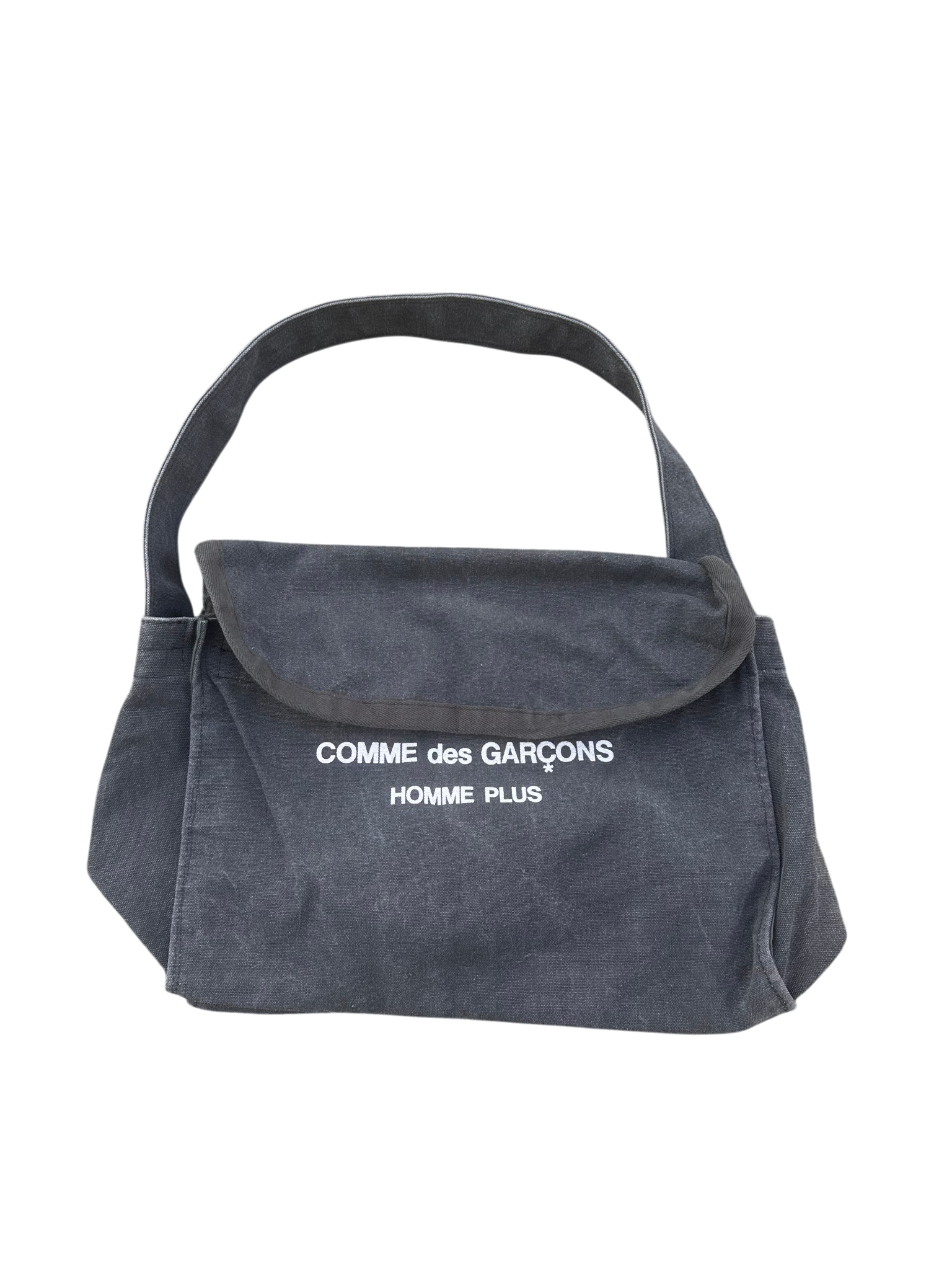 vintage Comme Des Garcons Homme Raw denim bag grey