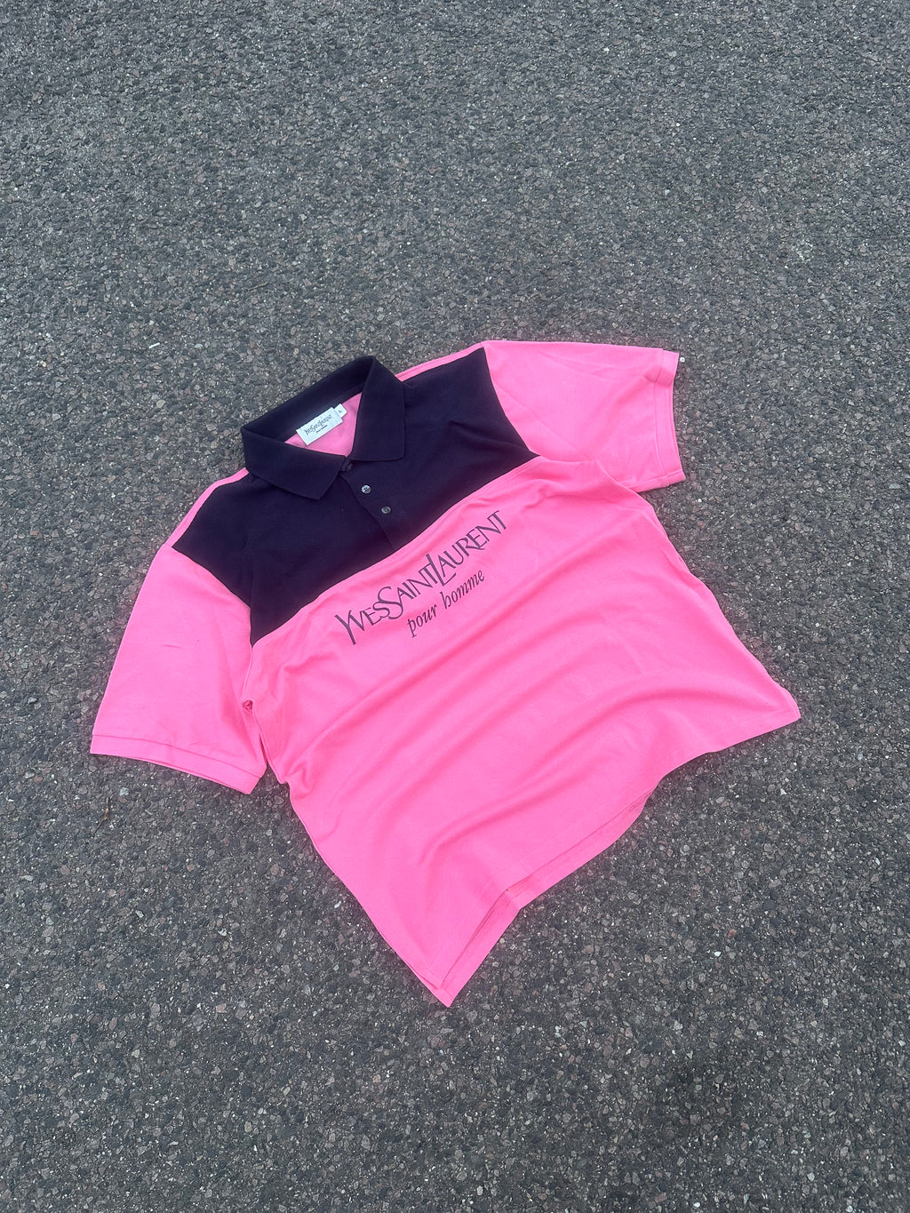 Vintage Yves saint laurent polo pink