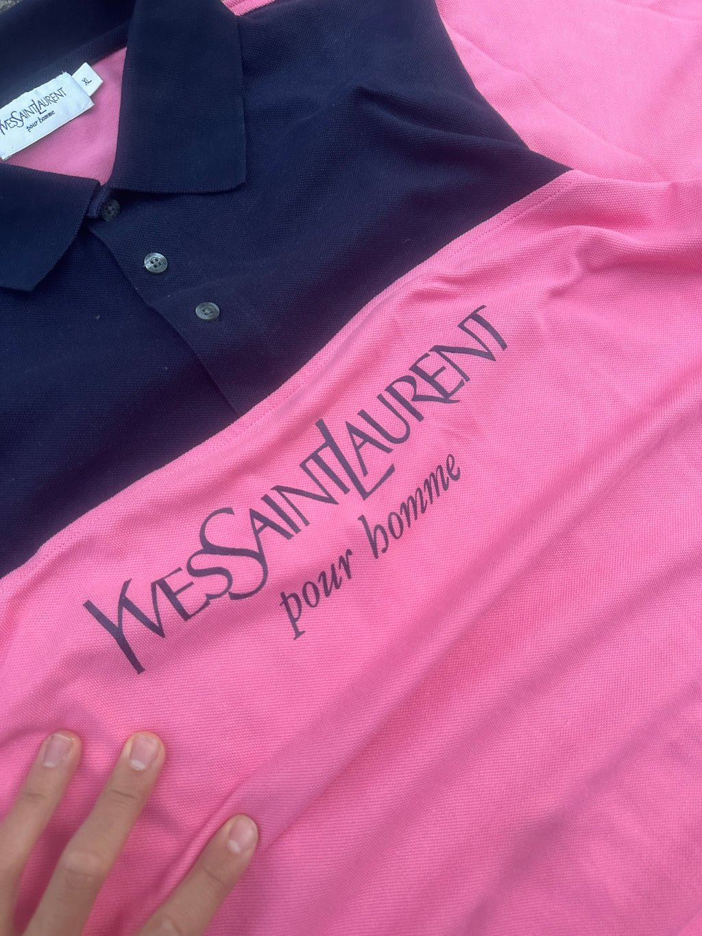 Vintage Yves saint laurent polo pink