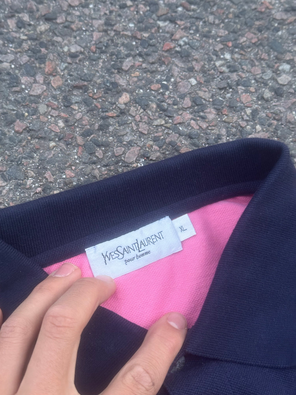 Vintage Yves saint laurent polo pink