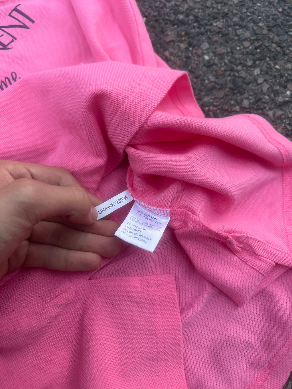 Vintage Yves saint laurent polo pink