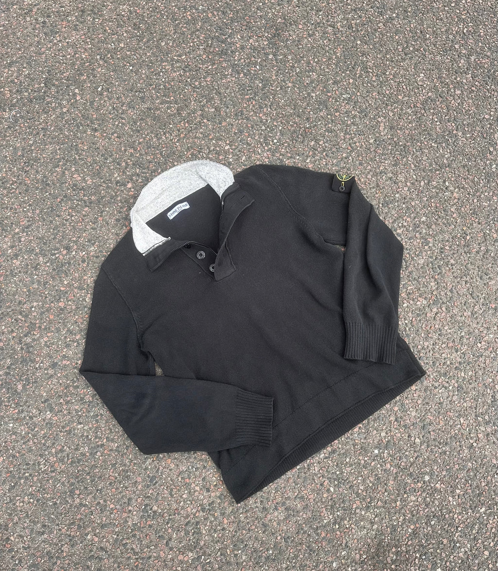 Stone Island FW04 Paul harper sweater black