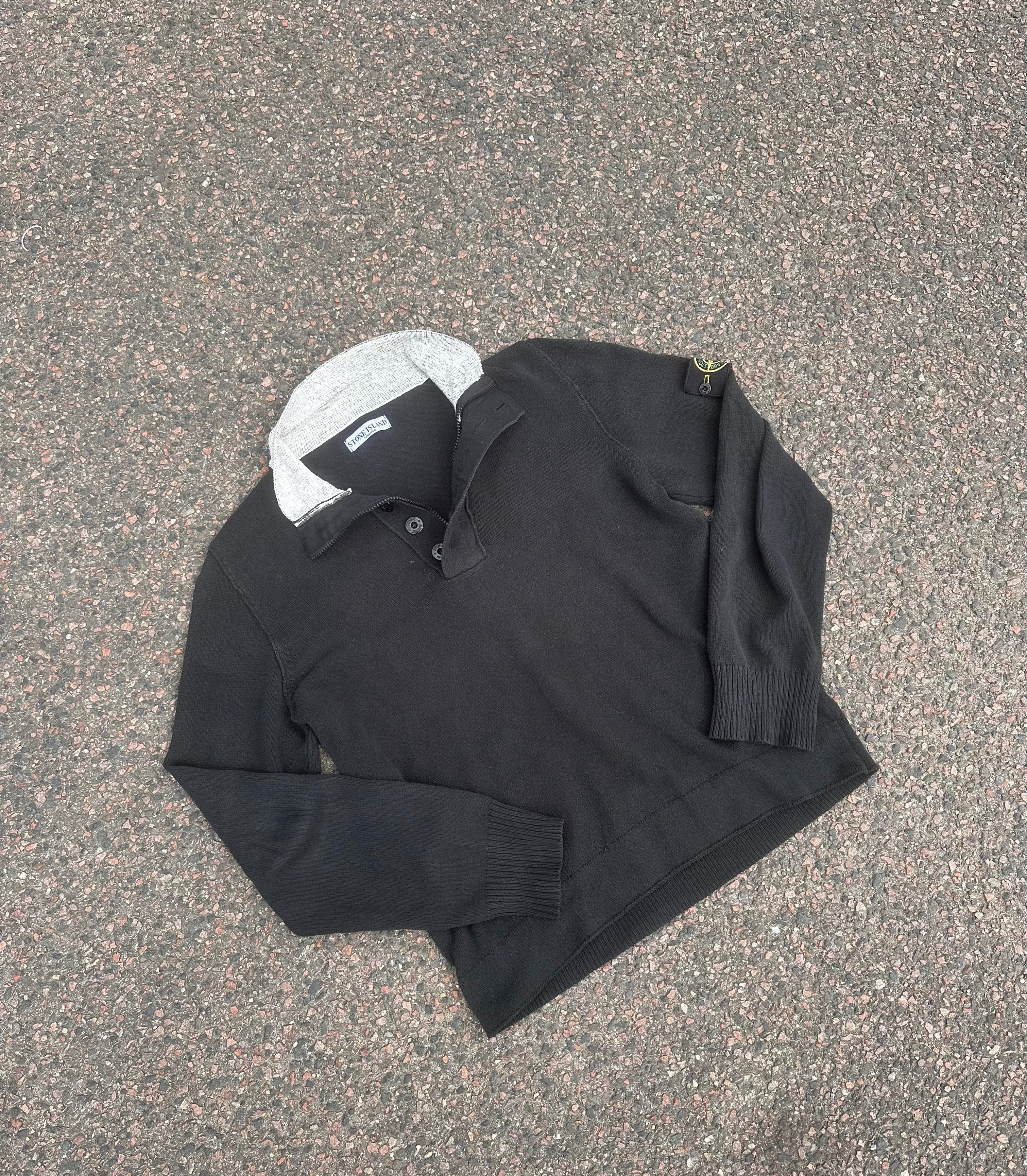 Stone Island FW04 Paul harper sweater black