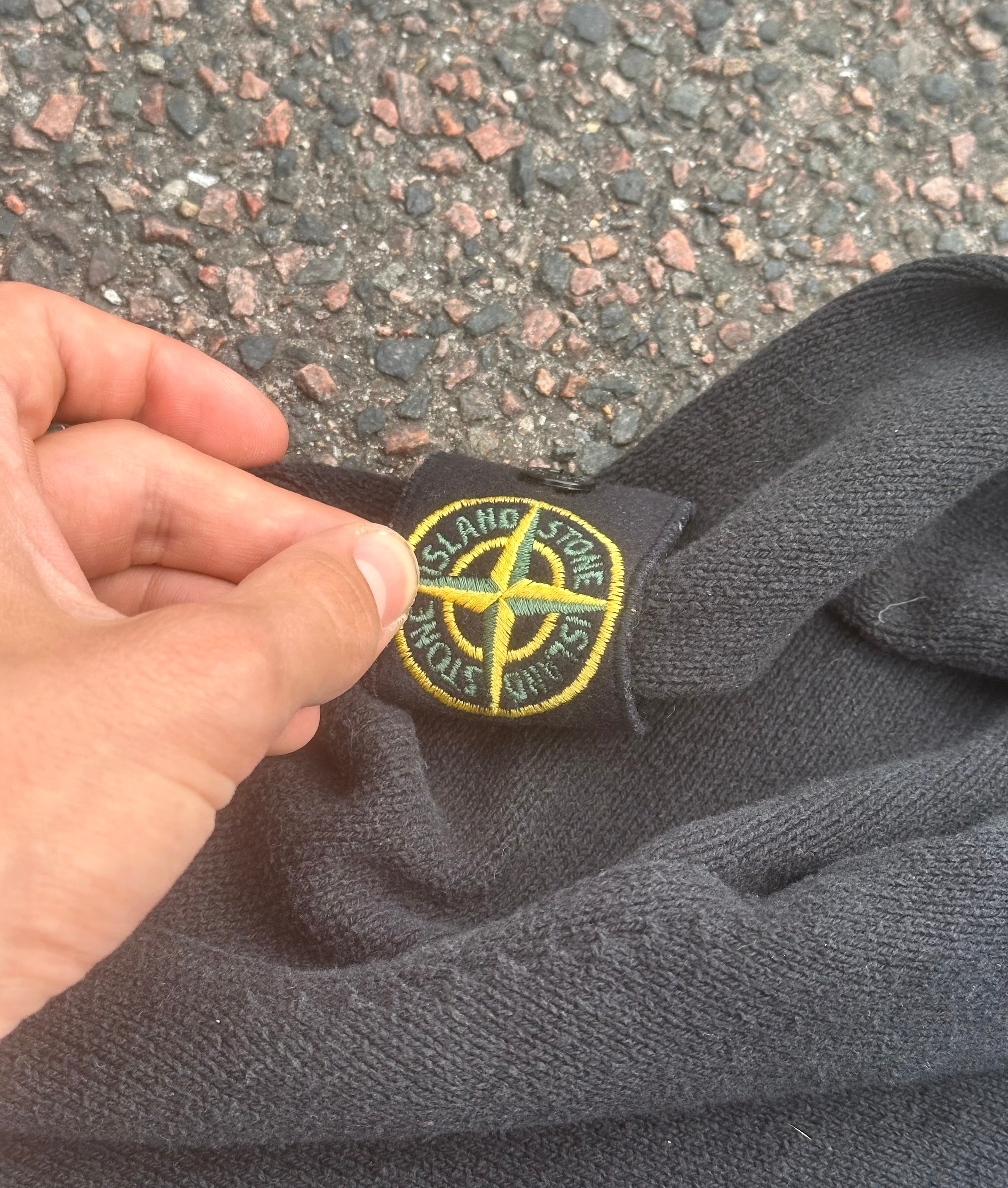 Stone Island FW04 Paul harper sweater black
