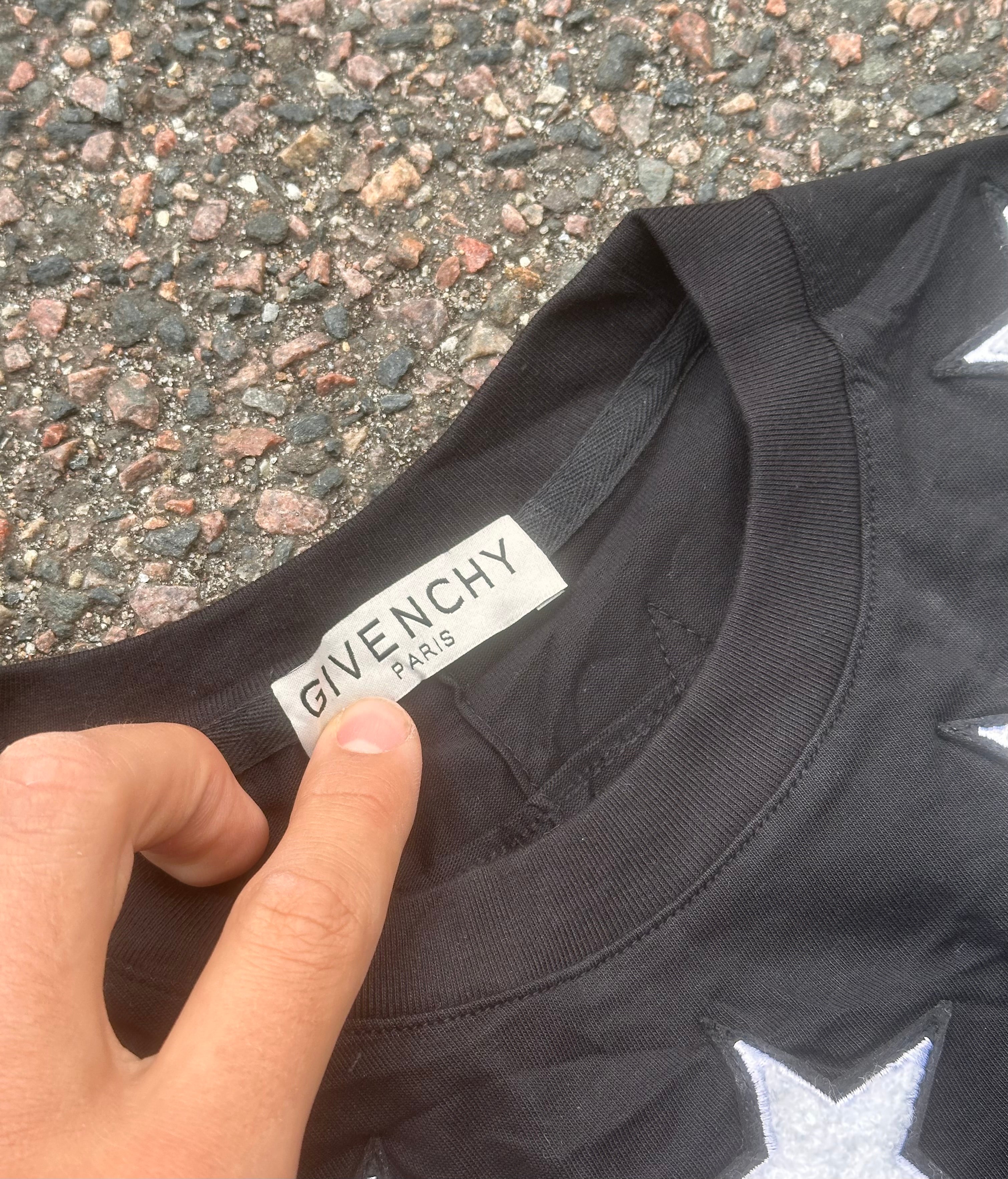 Givenchy Star tee black SS16